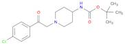 Carbamic acid, N-[1-[2-(4-chlorophenyl)-2-oxoethyl]-4-piperidinyl]-, 1,1-dimethylethyl ester