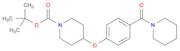 1-Piperidinecarboxylic acid, 4-[4-(1-piperidinylcarbonyl)phenoxy]-, 1,1-dimethylethyl ester