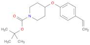 1-Piperidinecarboxylic acid, 4-(4-ethenylphenoxy)-, 1,1-dimethylethyl ester