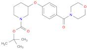 1-Piperidinecarboxylic acid, 3-[4-(4-morpholinylcarbonyl)phenoxy]-, 1,1-dimethylethyl ester