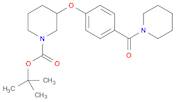 1-Piperidinecarboxylic acid, 3-[4-(1-piperidinylcarbonyl)phenoxy]-, 1,1-dimethylethyl ester