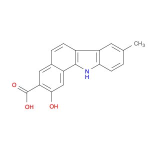11H-Benzo[a]carbazole-3-carboxylic acid, 2-hydroxy-8-methyl-