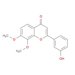 4H-1-Benzopyran-4-one, 2-(3-hydroxyphenyl)-7,8-dimethoxy-