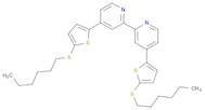 2,2'-Bipyridine, 4,4'-bis[5-(hexylthio)-2-thienyl]-