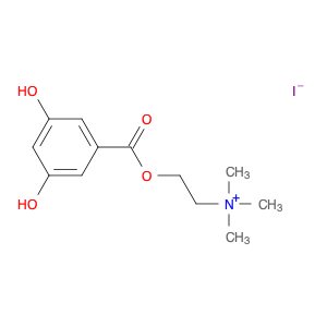 Ethanaminium, 2-[(3,5-dihydroxybenzoyl)oxy]-N,N,N-trimethyl-, iodide (1:1)