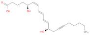 6,8,10-Eicosatrien-14-ynoic acid, 5,12-dihydroxy-, (5S,6Z,8E,10E,12R)-