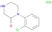 2-Piperazinone, 1-(2-chlorophenyl)-, hydrochloride (1:1)