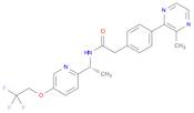 Benzeneacetamide, 4-(3-methyl-2-pyrazinyl)-N-[(1R)-1-[5-(2,2,2-trifluoroethoxy)-2-pyridinyl]ethyl]-