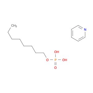 Phosphoric acid, monooctyl ester, compd. with pyridine (1:1)