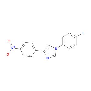 1H-Imidazole, 1-(4-fluorophenyl)-4-(4-nitrophenyl)-