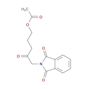 1H-Isoindole-1,3(2H)-dione, 2-[5-(acetyloxy)-2-oxopentyl]-