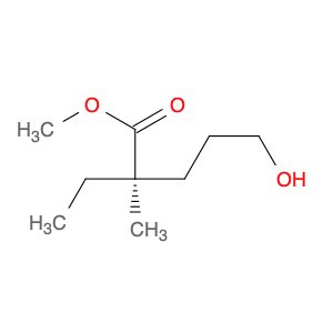 Pentanoic acid, 2-ethyl-5-hydroxy-2-methyl-, methyl ester, (R)- (9CI)