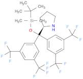 Pyrrolidine, 2-[bis[3,5-bis(trifluoromethyl)phenyl][[(1,1-dimethylethyl)dimethylsilyl]oxy]methyl...