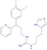 Guanidine, N-[3-(3,4-difluorophenyl)-3-(2-pyridinyl)propyl]-N'-[3-(1H-imidazol-5-yl)propyl]-