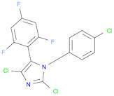 1H-Imidazole, 2,4-dichloro-1-(4-chlorophenyl)-5-(2,4,6-trifluorophenyl)-