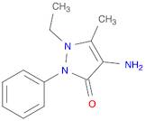 3H-Pyrazol-3-one, 4-amino-1-ethyl-1,2-dihydro-5-methyl-2-phenyl-