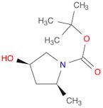 1-Pyrrolidinecarboxylic acid, 4-hydroxy-2-methyl-, 1,1-dimethylethyl ester, (2S,4R)-