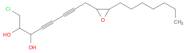 4,6-Octadiyne-2,3-diol, 1-chloro-8-(3-heptyloxiranyl)- (9CI)