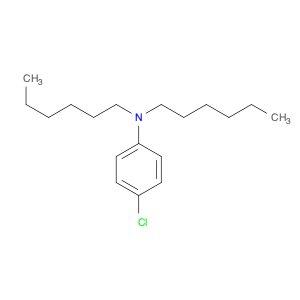 Benzenamine, 4-chloro-N,N-dihexyl-