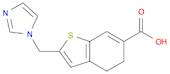 Benzo[b]thiophene-6-carboxylic acid, 4,5-dihydro-2-(1H-imidazol-1-ylmethyl)-