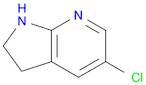 1H-Pyrrolo[2,3-b]pyridine, 5-chloro-2,3-dihydro-