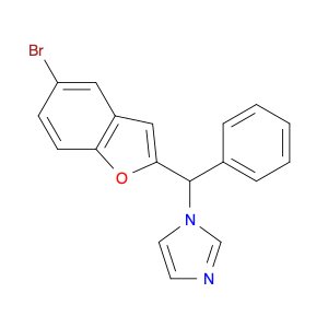 1H-Imidazole, 1-[(5-bromo-2-benzofuranyl)phenylmethyl]-