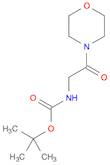 Carbamic acid, N-[2-(4-morpholinyl)-2-oxoethyl]-, 1,1-dimethylethyl ester