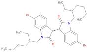 2H-Indol-2-one, 6-bromo-3-[6-bromo-1-(2-ethylhexyl)-1,2-dihydro-2-oxo-3H-indol-3-ylidene]-1-(2-eth…