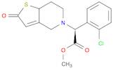 Thieno[3,2-c]pyridine-5(4H)-acetic acid, α-(2-chlorophenyl)-2,6,7,7a-tetrahydro-2-oxo-, methyl est…