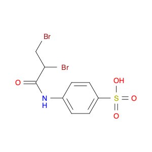 Benzenesulfonic acid, 4-[(2,3-dibromo-1-oxopropyl)amino]-