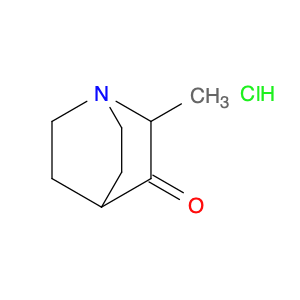 1-Azabicyclo[2.2.2]octan-3-one, 2-methyl-, hydrochloride (1:1)