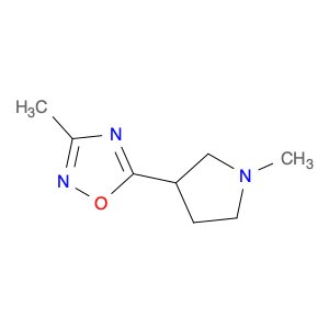 3-Methyl-5-(1-methylpyrrolidin-3-yl)-1,2,4-oxadiazole