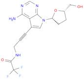 Acetamide, N-[3-[4-amino-7-[(2R,5S)-tetrahydro-5-(hydroxymethyl)-2-furanyl]-7H-pyrrolo[2,3-d]pyrim…