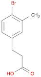 Benzenepropanoic acid, 4-bromo-3-methyl-