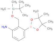 Benzenamine, 2-[[[(1,1-dimethylethyl)dimethylsilyl]oxy]methyl]-3-(4,4,5,5-tetramethyl-1,3,2-dioxab…