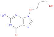 6H-Purin-6-one, 2-amino-1,9-dihydro-9-(3-hydroxypropoxy)-