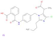 1H-Imidazole-5-acetic acid, 2-butyl-1-[[4-[(2-carboxybenzoyl)amino]phenyl]methyl]-4-chloro-, 5-met…