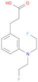 Benzenepropanoic acid, 3-[bis(2-fluoroethyl)amino]-