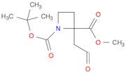 1,2-Azetidinedicarboxylic acid, 2-(2-oxoethyl)-, 1-(1,1-dimethylethyl) 2-methyl ester