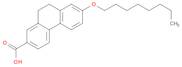 2-Phenanthrenecarboxylic acid, 9,10-dihydro-7-(octyloxy)-