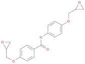 Benzoic acid, 4-(2-oxiranylmethoxy)-, 4-(2-oxiranylmethoxy)phenyl ester