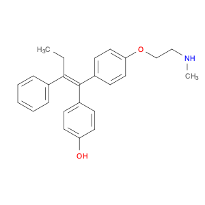 Phenol, 4-[(1E)-1-[4-[2-(methylamino)ethoxy]phenyl]-2-phenyl-1-buten-1-yl]-