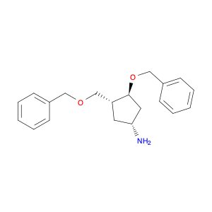 Cyclopentanamine, 3-(phenylmethoxy)-4-[(phenylmethoxy)methyl]-, (1R,3S,4R)-