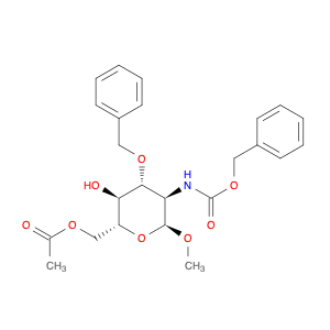 α-D-Glucopyranoside, methyl 2-deoxy-2-[[(phenylmethoxy)carbonyl]amino]-3-O-(phenylmethyl)-, 6-acet…