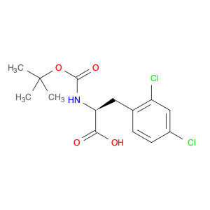 L-Phenylalanine, 2,4-dichloro-N-[(1,1-dimethylethoxy)carbonyl]-