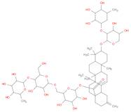 30-Noroleana-12,20(29)-dien-28-oic acid, 3-[[2-O-(6-deoxy-α-L-mannopyranosyl)-α-L-arabinopyranosyl…