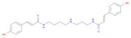 2-Propenamide, 3-(4-hydroxyphenyl)-N-[3-[[4-[[3-(4-hydroxyphenyl)-1-oxo-2-propenyl]amino]butyl]ami…