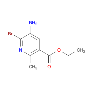 3-Pyridinecarboxylic acid, 5-amino-6-bromo-2-methyl-, ethyl ester