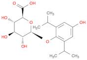 β-D-Glucopyranosiduronic acid, 4-hydroxy-2,6-bis(1-methylethyl)phenyl