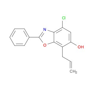 6-Benzoxazolol, 4-chloro-2-phenyl-7-(2-propen-1-yl)-